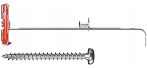 Wkręty - Kołek plus wkręt Fischer DuoTec 10S - miniaturka - grafika 1