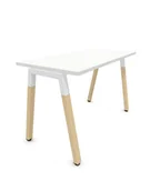 Inne meble biurowe - Nowoczesne S5040 biurko A-L LWM 160 cm do komputera - miniaturka - grafika 1