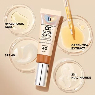 IT Cosmetics CC+ Nude Glow SPF 40 Neutral Medium (32ml) - Kremy CC - miniaturka - grafika 4