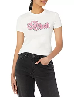 Koszulki i topy damskie - Desigual T-shirt damski, biały, XXL - grafika 1