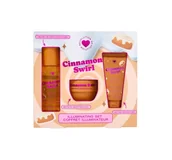 Zestawy kosmetyków damskich - Makeup Revolution Cinnamon Swirl zestaw prezentowy masełko do ciała 65 ml + żel pod prysznic 50 ml + mgiełka 100 ml - miniaturka - grafika 1