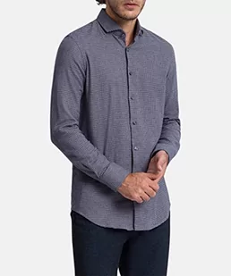 Pierre Cardin Męska koszula Hervé, Black Iris, 38 - Koszule męskie - miniaturka - grafika 1