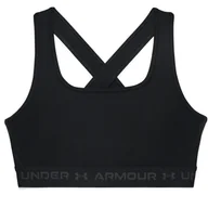 Biustonosze - Damski Stanik sportowy UNDER ARMOUR UA CROSSBACK MID BRA 1361034-001 – Czarny - miniaturka - grafika 1