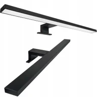 Lampy ścienne - Lampka Łazienkowa Na Szafkę Lampa Nad Lustro Led Czarny Kinkiet Naszafkowy - miniaturka - grafika 1