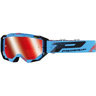 Progrip Okulary 3303FL VISTA Turkusowy/Czarny z wielowarstwową soczewką 3348 Czerwony i w hołdzie przezroczysty obiektyw 3310 i 1 opakowanie nr. 10 Soczewki Rozdzierające 3370 - Gogle i okulary motocyklowe - miniaturka - grafika 1