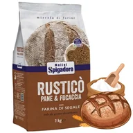 Mąka - Mąka Rustykalna 100% włoska Mąka Mieszanka włoska na chleb 1kg - miniaturka - grafika 1