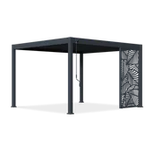 Kratki i pergole - Panel ozdobny DECO 1.3 m do pergoli ELEGANCE/DELUXE/FUSION Anthracite - Gutroof - miniaturka - grafika 1