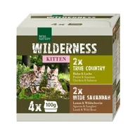 Mokra karma dla kotów - REAL NATURE WILDERNESS Kitten Multipack 4 x 100 g - miniaturka - grafika 1