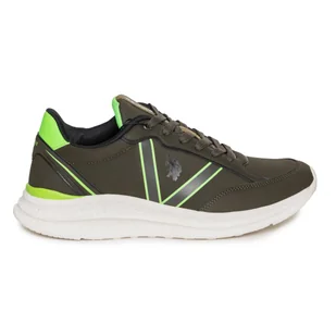 Sneakersy marki U.S. Polo Assn. model KALEB001M-BYM1 kolor Zielony. Obuwie Męskie. Sezon: Cały rok - Sneakersy męskie - miniaturka - grafika 1