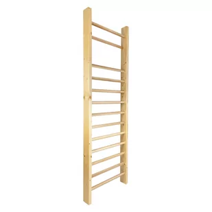 Drabinka gimnastyczna Leon 250 x 80 cm drewniana UNDERFIT - Wyposażenie sportowe i gimnastyczne - miniaturka - grafika 1