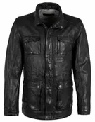 Kurtki męskie - Długa kurtka skórzana męska - Joos - miniaturka - grafika 1