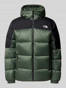 Kurtka pikowana z wyhaftowanym logo - Kurtki męskie - miniaturka - grafika 1