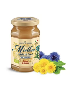 Mielbio Miele di Fiori BIO - kwiatowy miód nektarowy 300g - Miód - miniaturka - grafika 1
