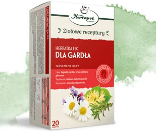 DLA GARDŁA Herbatka fix Herbapol 20 sztuk - Zioła - miniaturka - grafika 1