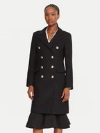 Płaszcze damskie - Rinascimento Płaszcz wełniany CFC0126209003 Czarny Slim Fit - miniaturka - grafika 1