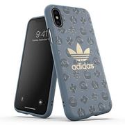 Etui i futerały do telefonów - Adidas Originals Shibori Phone Case/etui na telefon komórkowy kompatybilne z iPhone X XS - Graphic Print Blue/grafika nadruk niebieski 34981 - miniaturka - grafika 1