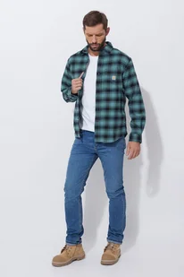 Koszula flanelowa w kratę Carhartt Rugged Flex Midweight - XXL - Koszule męskie - miniaturka - grafika 1