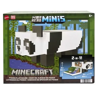 Minecraft Domek zabaw pandy + 2 minifigurki HLL25 - Figurki dla dzieci - miniaturka - grafika 1