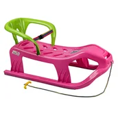 Sanki i ślizgacze - SANKI PLASTIKOWE, DWUOSOBOWE Z OPARCIEM - miniaturka - grafika 1