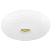 Lampy sufitowe - NOWOCZESNA LAMPA SUFITOWA PLAFON BIAŁO-ZŁOTY MONARTE D38 - miniaturka - grafika 1