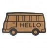 Skrzynki na listy - Clayre & Eef Wycieraczka Autobus z Kokosem MC190 - miniaturka - grafika 1
