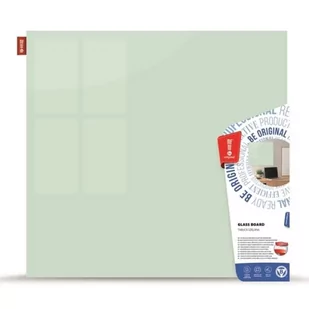 Tablica szklana magnetyczna 60X80 CM MEMOBE biała /SZM86/B/ DK252-10 - Tablice i flipcharty - miniaturka - grafika 1