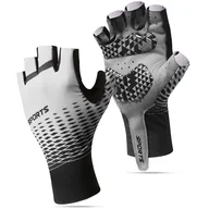 Rękawiczki rowerowe - Rękawiczki Rowerowe Męskie MUNDO D122 Bez palców - miniaturka - grafika 1