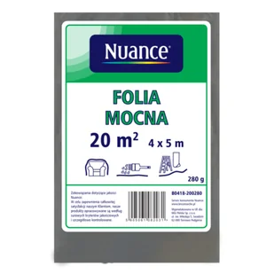 Folia budowlana mocna 4 x 5 m Nuance - Folie i taśmy malarskie - miniaturka - grafika 1