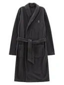 Szlafroki męskie - maryplaid Szlafrok w kolorze antracytowym - miniaturka - grafika 1