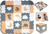 Maty piankowe - Mata piankowa dla dzieci puzzle piankowe dwustronna duża kojec edukacyjna - miniaturka - grafika 1