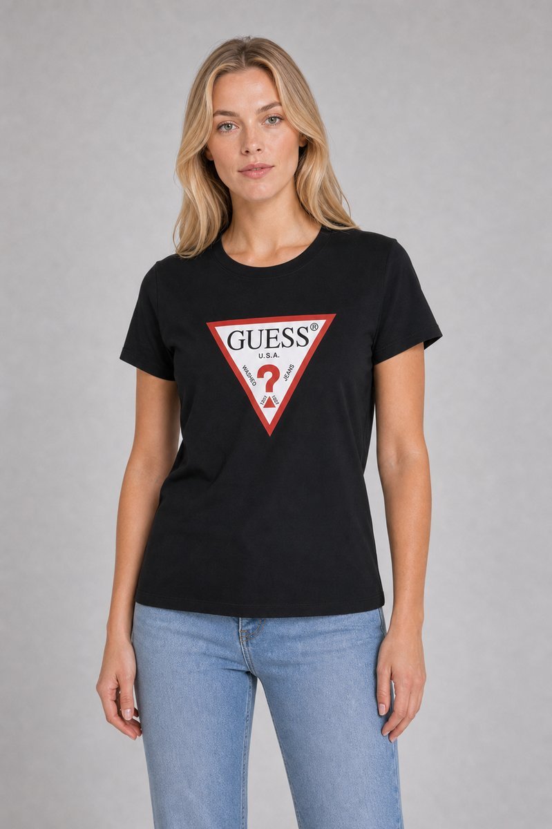 Guess Koszulka W1YI1BI3Z14 Triangle Logo T-shirt r.XS