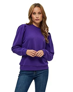 Minus Damski sweter Mika z długim rękawem, fioletowy indygo, S, Fioletowy indygo, S - Swetry damskie - miniaturka - grafika 1