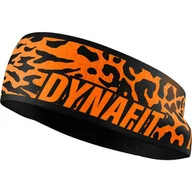 Czapki i chusty sportowe damskie - DYNAFIT Opaska na głowę Graphic Headband ultra orange - miniaturka - grafika 1