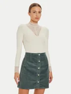 Bluzki damskie - ONLY Bluzka Tilde 15207788 Beżowy Stretch Fit - miniaturka - grafika 1