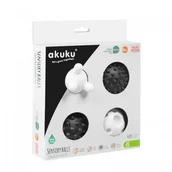 Zabawki sensoryczne - Akuku Zestaw Piłeczek Sensorycznych Czarno - Białe - miniaturka - grafika 1