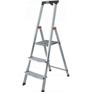 Krause SAFETY Drabinka wolnostojąca 3 stopnie 126313 - Drabiny - miniaturka - grafika 1
