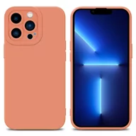 Etui i futerały do telefonów - Pokrowiec Etui Do Apple iPhone 12 PRO MAX w FLUID JASNY POMARAŃCZOWY TPU Silikonowe Obudowa Ochronny Case Cover Cadorabo - miniaturka - grafika 1