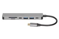 Huby USB - IBOX HUB USB IUH3SL4K SLIM USB3.2 HDMI 4K PD100W - miniaturka - grafika 1