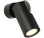 Lampy ogrodowe - Zuma Line SJ14401 - Kinkiet zewnętrzny NOCTURNE 1xGU10/35W/230V IP65 czarny - miniaturka - grafika 1