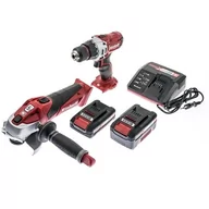 Zestawy narzędziowe - EINHELL Zestaw elektronarzędzi TE-TK 18Li Kit 18 LI KIT CD+AG) 1.5AH 3AH - miniaturka - grafika 1