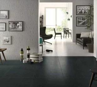 Płytka gresowa Just Grey Super Black 60x60x1 cm Gat.II - Budowa OUTLET - miniaturka - grafika 1