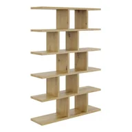 Półki do salonu - Duży regał z półkami, biblioteczka, 70x18x101 cm, dąb artisan, mat - miniaturka - grafika 1