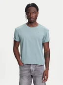 Koszulki męskie - G-Star Raw T-Shirt Lash D16396-2653 Niebieski Regular Fit - miniaturka - grafika 1
