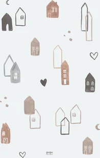 Gugu the hero Mata kauczukowa Scandi Town Big - Maty edukacyjne - miniaturka - grafika 1