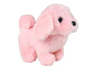 Zabawki interaktywne dla dzieci - DLA NAJMŁODSZYCH CHODZĄCY PIESEK SZCZEKAJĄCY RÓŻOWY - miniaturka - grafika 1