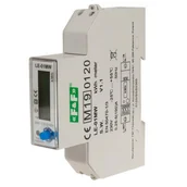 Liczniki energii elektrycznej - F&F Licznik energii elektrycznej 1-fazowy 5100A 230V z wyświetlaczem LE-01MW LE-01MW - miniaturka - grafika 1