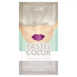 Joanna Pastel Color Szampon koloryzujący do włosów Srebrny 35g - Farby do włosów i szampony koloryzujące - miniaturka - grafika 1