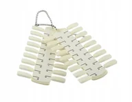 Akcesoria do paznokci - Wzornik Do Lakierów Łańcuszek Mleczny 36 Tipsów - miniaturka - grafika 1