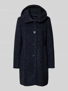 Płaszcz z kapturem i listwą guzikową model ‘STELLA’ - Płaszcze męskie - miniaturka - grafika 1