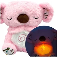 Zabawki interaktywne dla dzieci - Szumiący miś koala chrapiący z dźwiękiem świecący do zasypiania dla dziecka - miniaturka - grafika 1